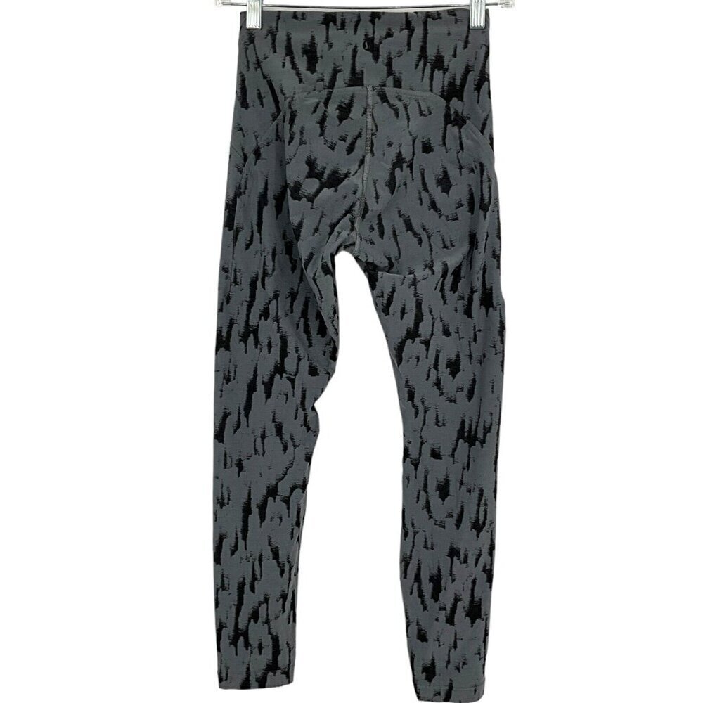Lululemon InStill High Rise Tight 25" ThreeD Camo Jacquard Asphalt Grey Black 4 - Picture 4 of 8